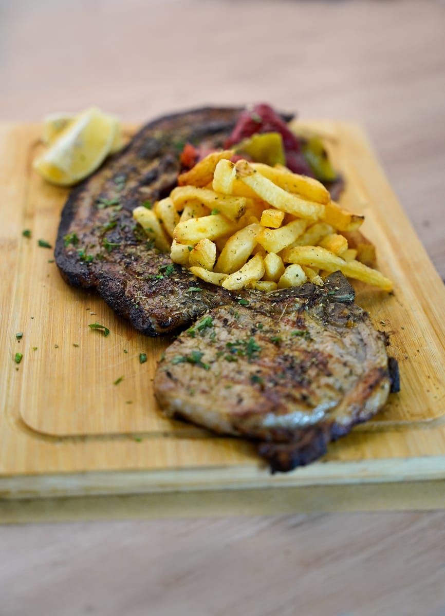 Μερίδα πανσετάκια χοιρινά